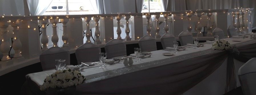 Fairy Lights Behind Top Table