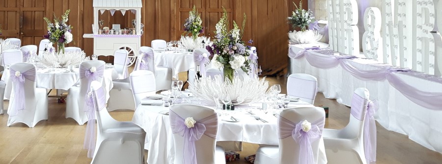 Lavender Organza Bows