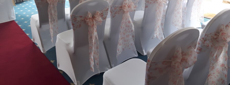 Printed Organza Bows